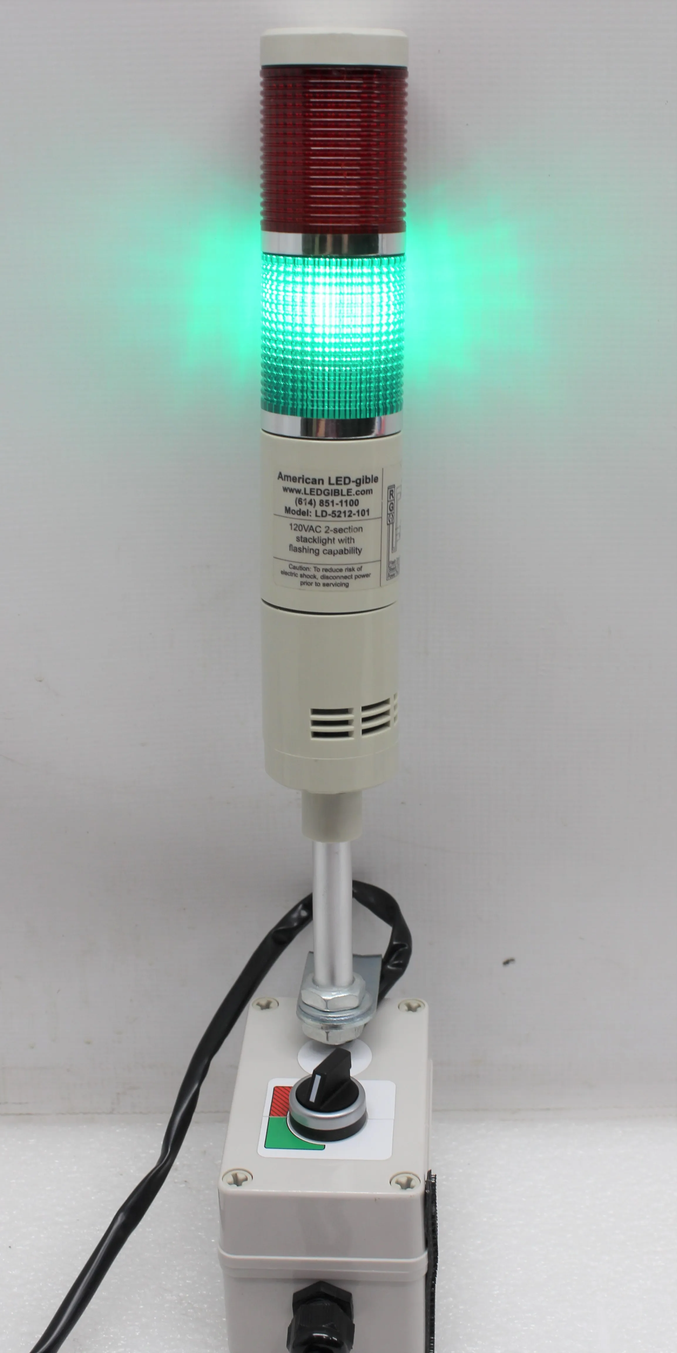 American Ledgible LD-5212-101 Lab Bench Tower Light Beacon