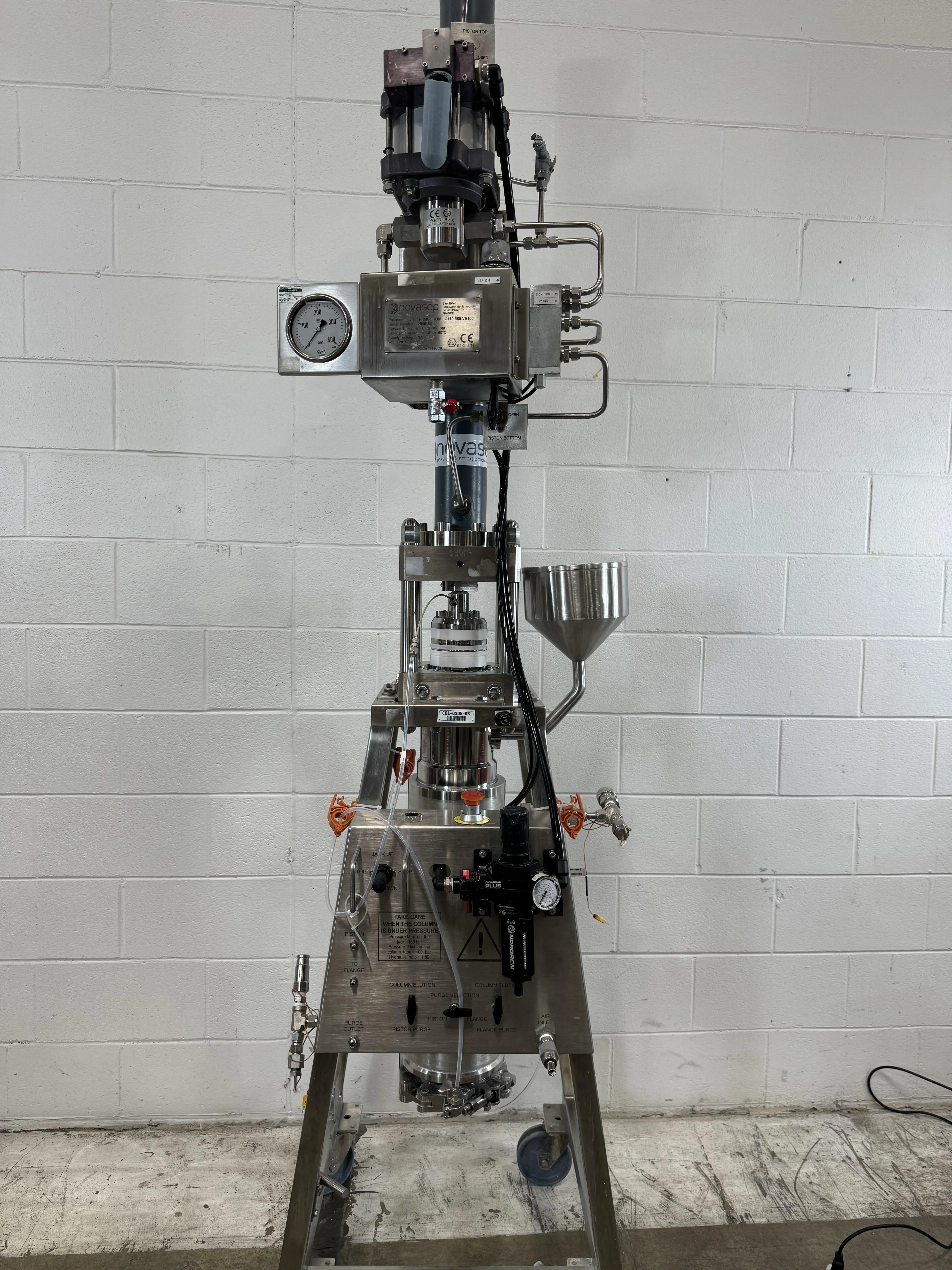 Novasep ProChrom LC80.600.VE100 Dynamic Axial Compression Column
