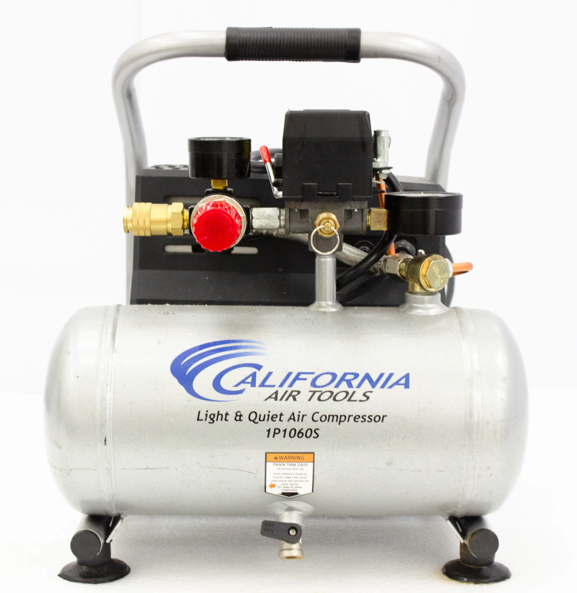 California Air Tools Light and Quiet 1-Gallon Single Stage Portable Ele California Air Tools Light and Quiet 1-Gallon Single Stage Portable Ele