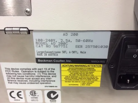 Beckman Coulter AD 200 Plate Reader
