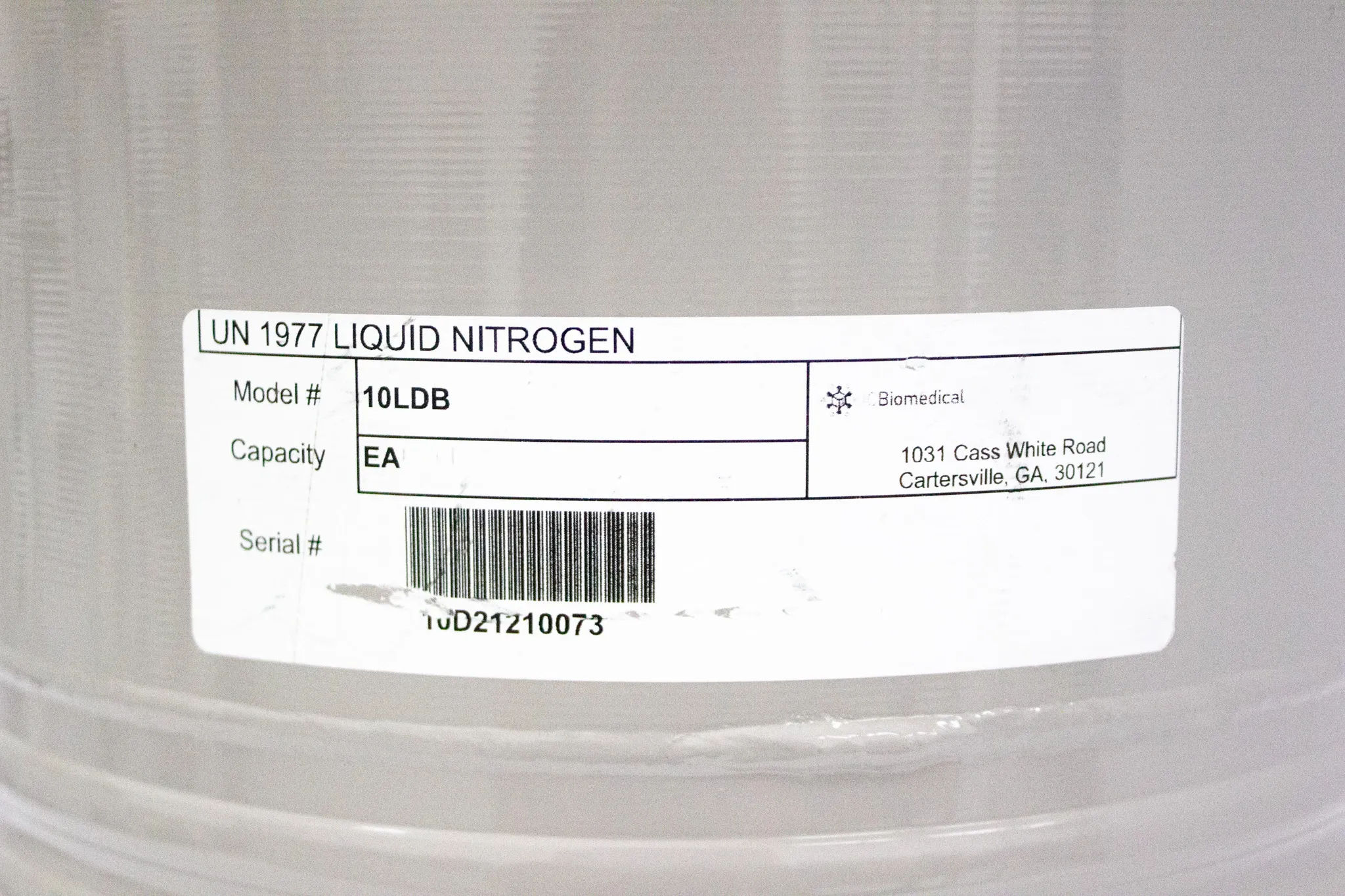 Worthington LS Series Liquid Nitrogen Refrigerators 10LDB