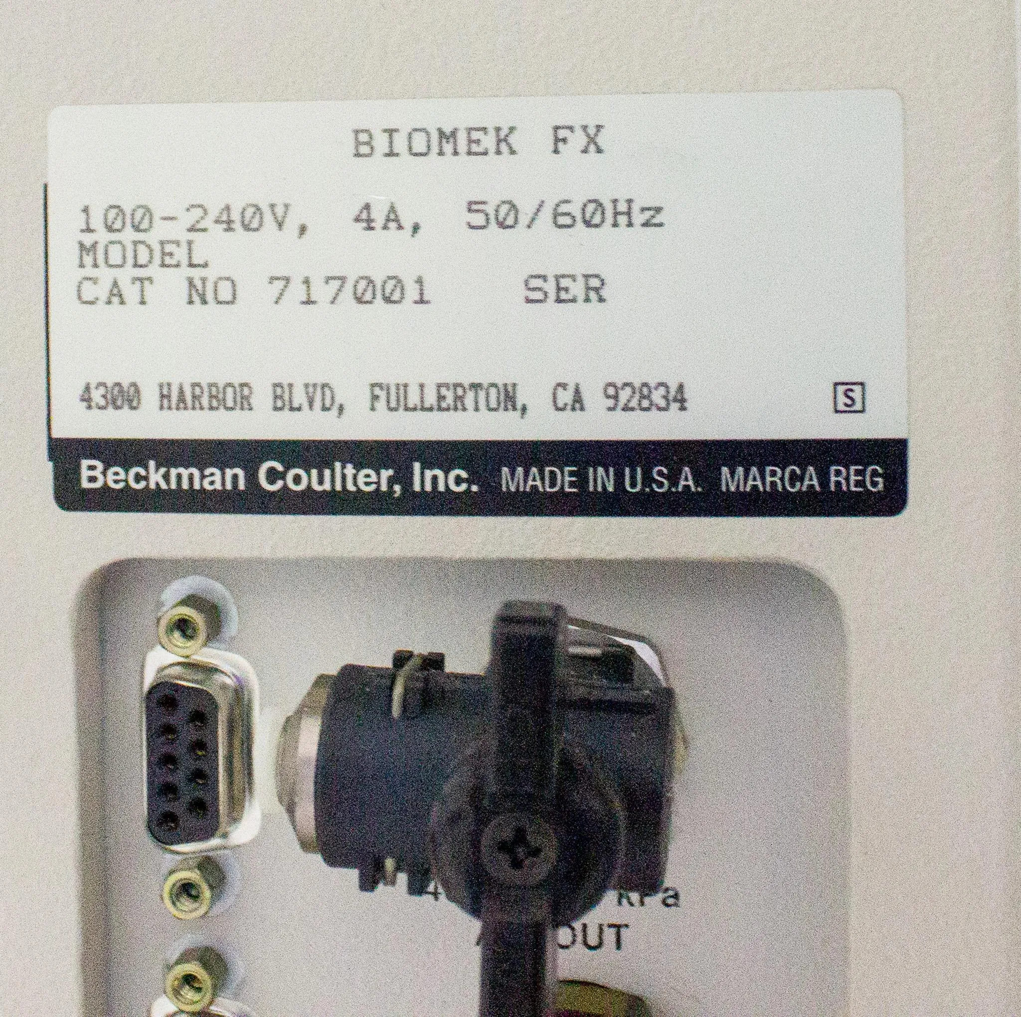 Beckman Coulter Biomek FX Automated Liquid Handling System