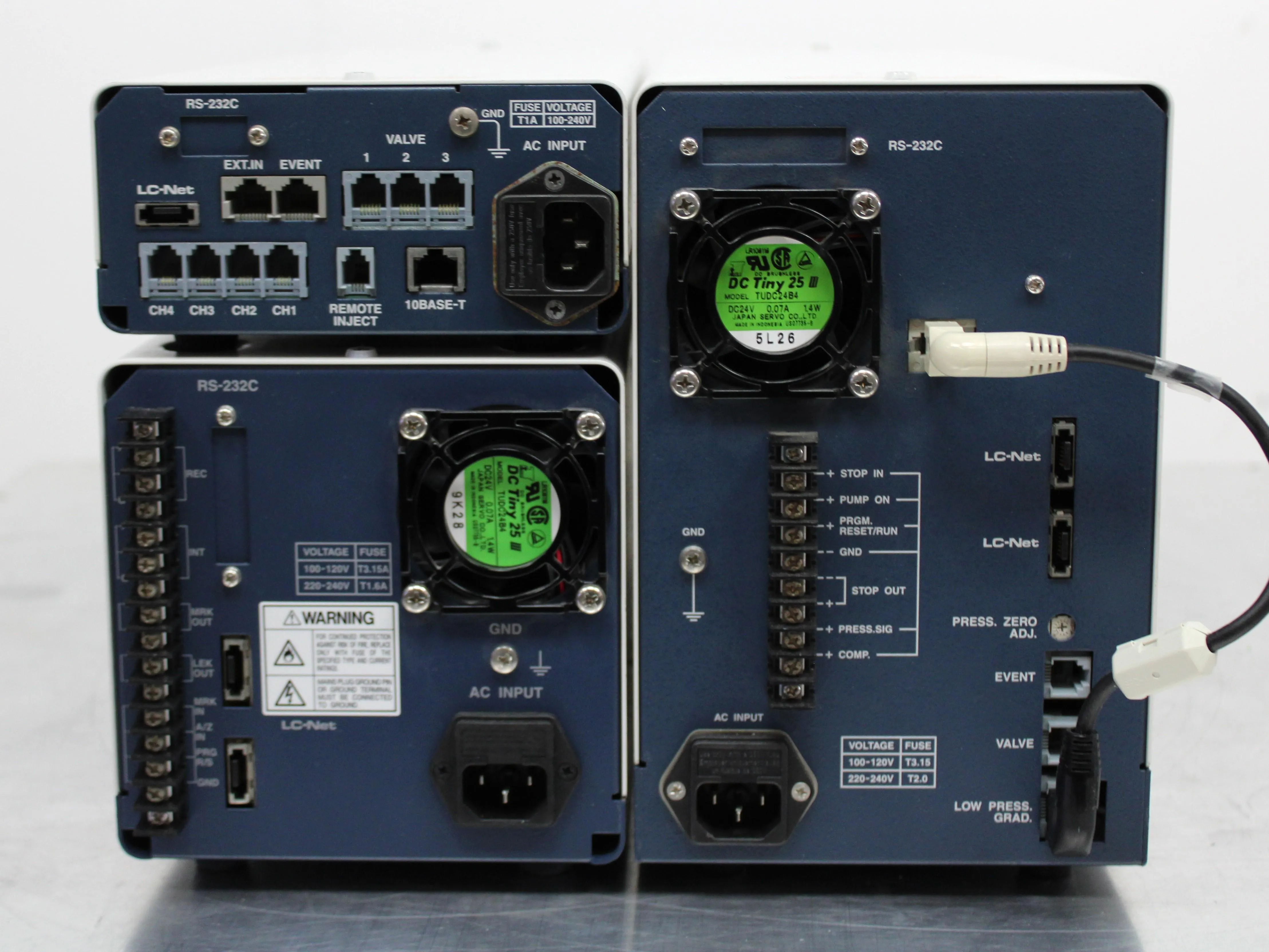 JASCO HPLC SYSTEM with X-LC LC-NET II/ADC, UV-2075 Plus, PU-2089 Plus, Manual Sample Injector 7225i