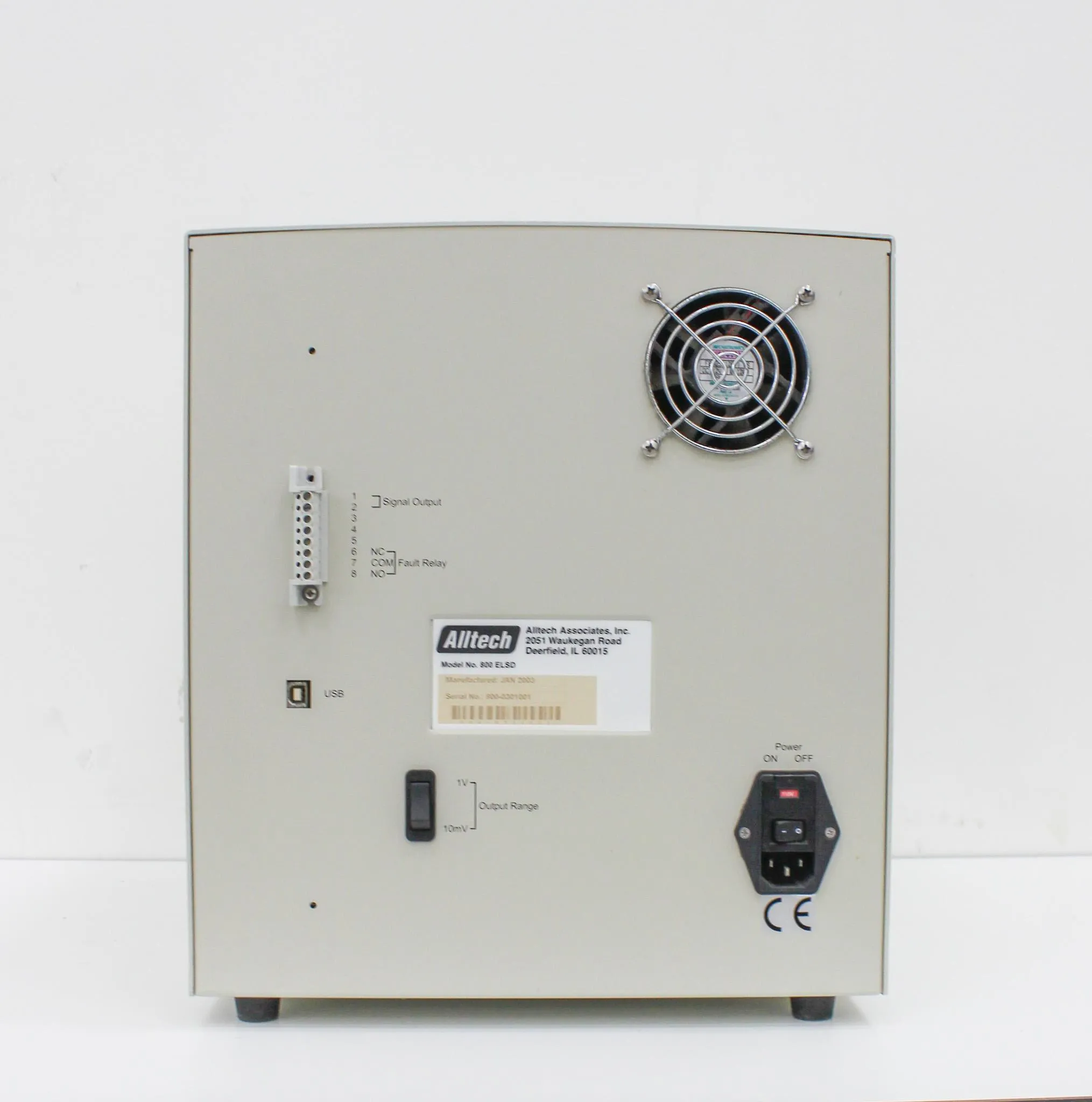 Alltech 800 ELSDEvaporative Detector Temp Range Ambient to 110C Used