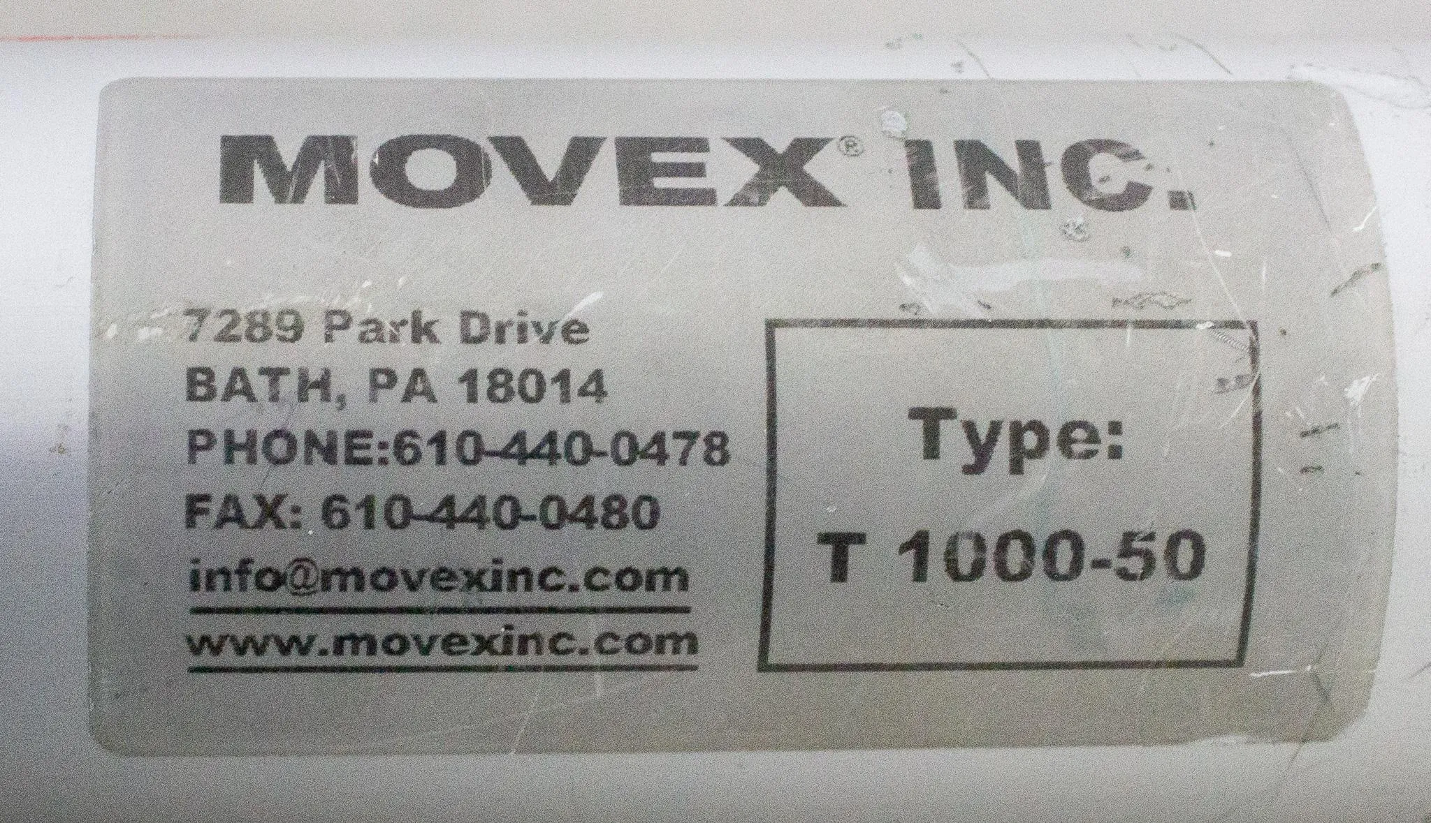 Movex Inc 1000-50 Fume Extractor
