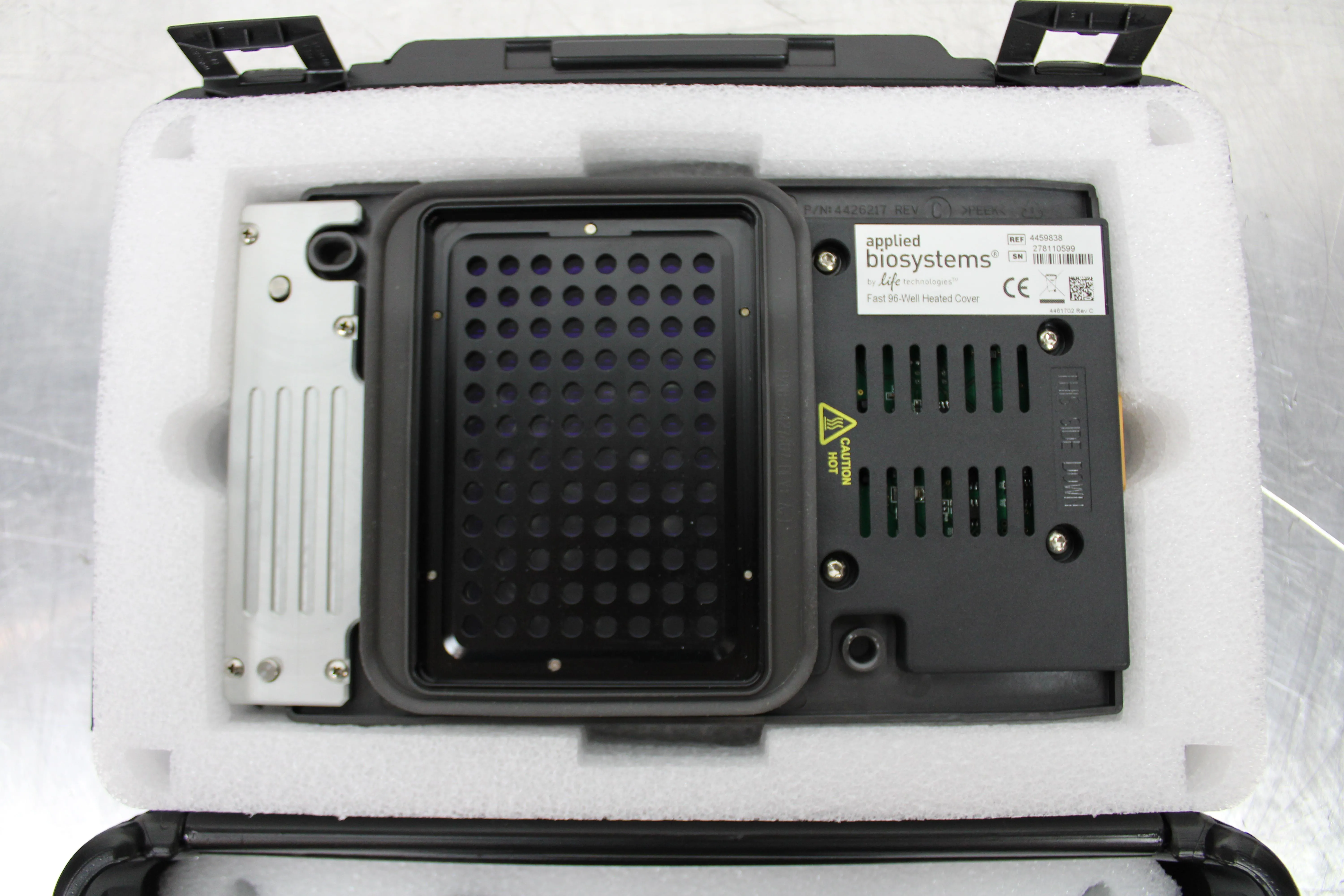 Applied Biosystems Fast 96-Well Heated Cover for ViiA7 PCR System PN:4459838