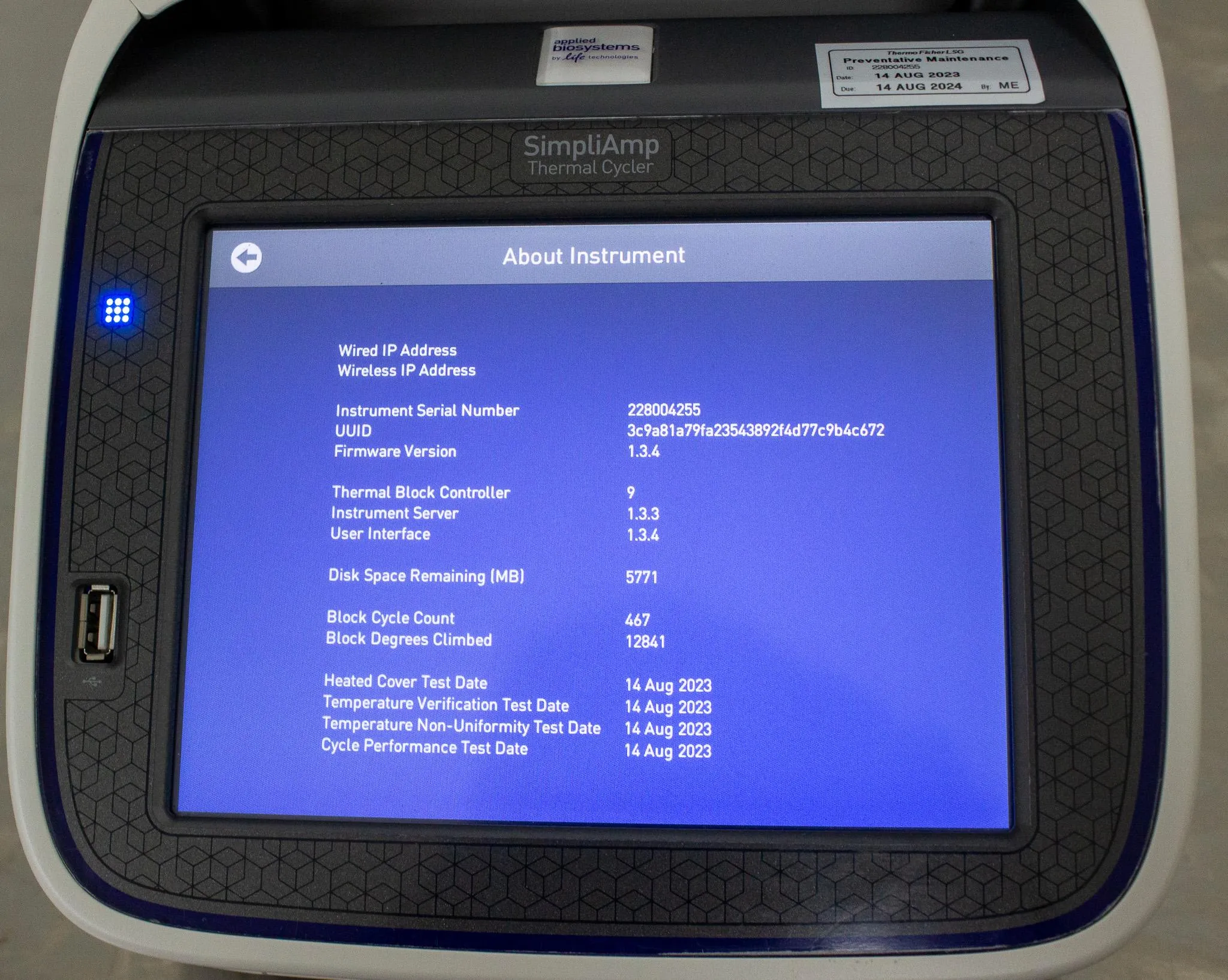 Applied Biosystems SimpliAmp Thermal Cycler A24812