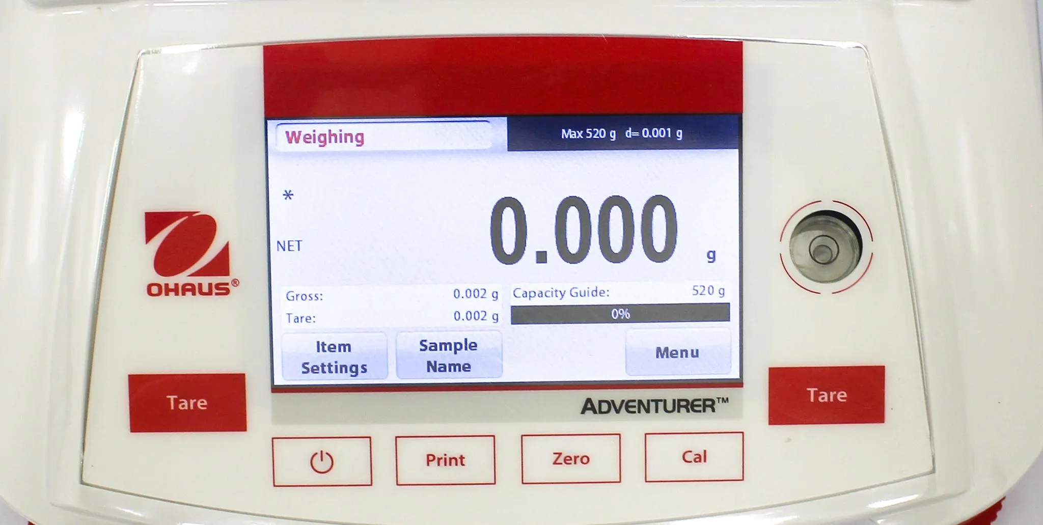 Ohaus AX523N/E Analytical Balance Precision with 520g Capacity and 0.001g Readability