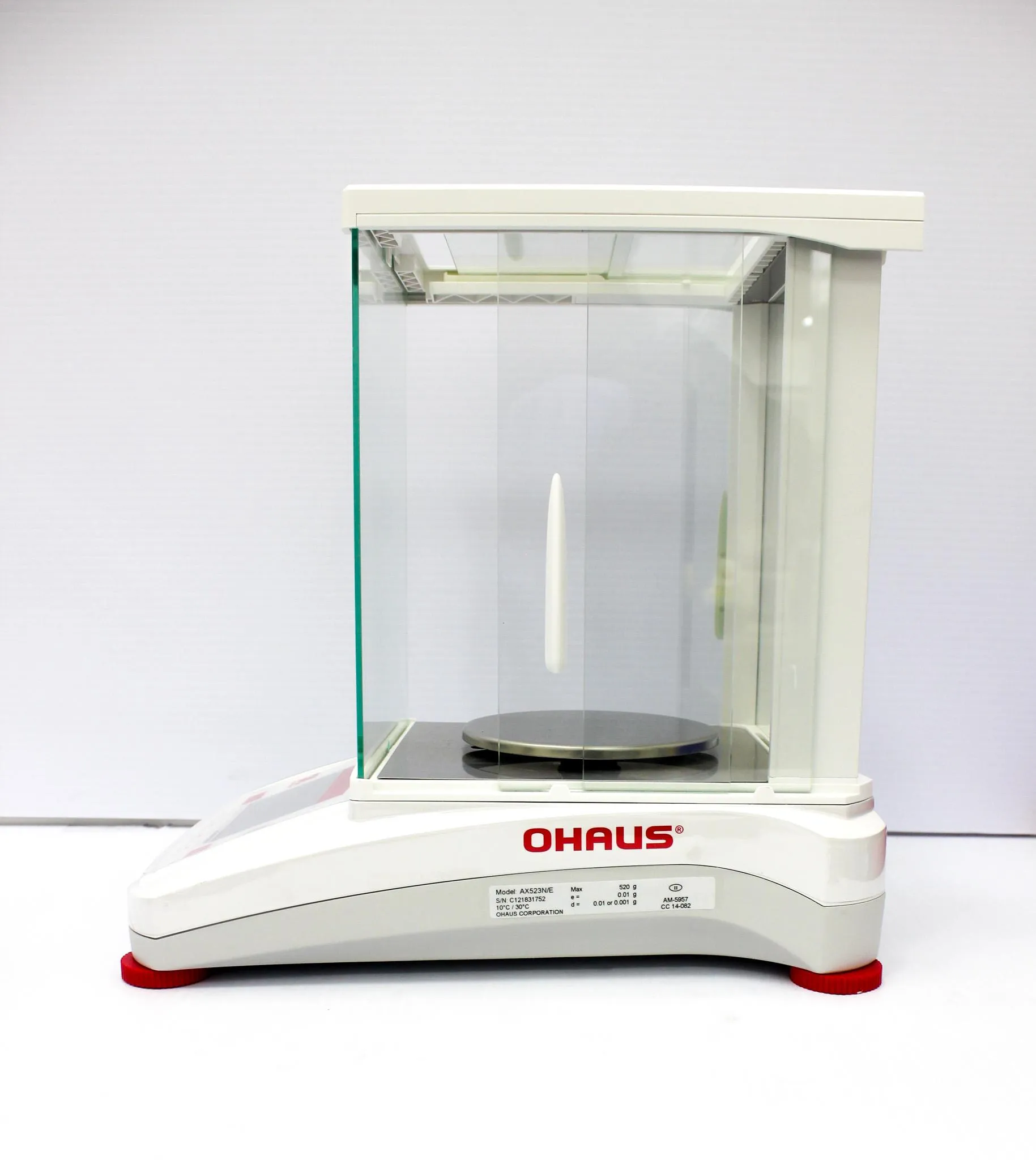 Ohaus AX523N/E Analytical Balance Precision with 520g Capacity and 0.001g Readability