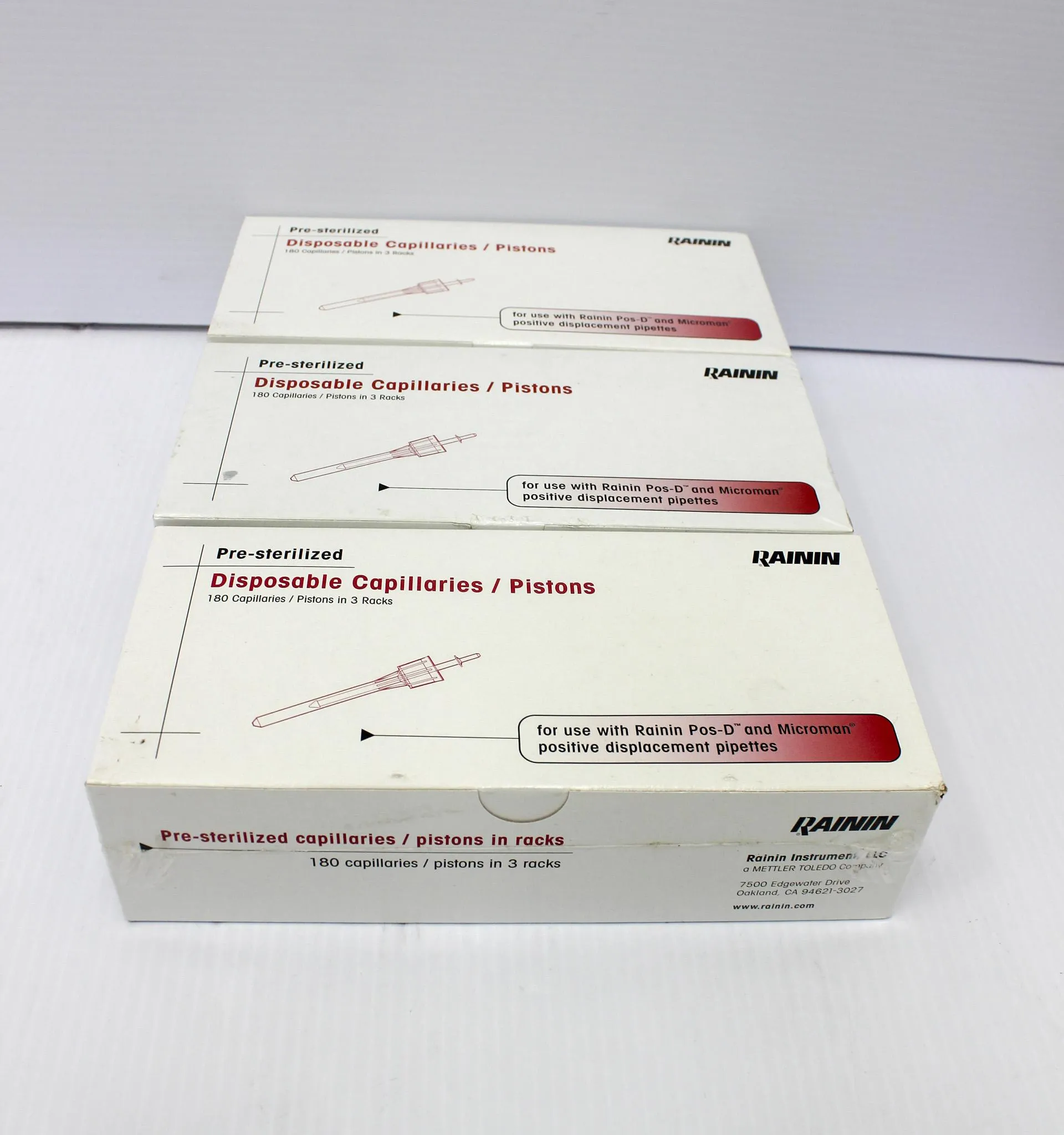 Rainin Pre-sterilized Disposable Capillaries / Pistons C-10